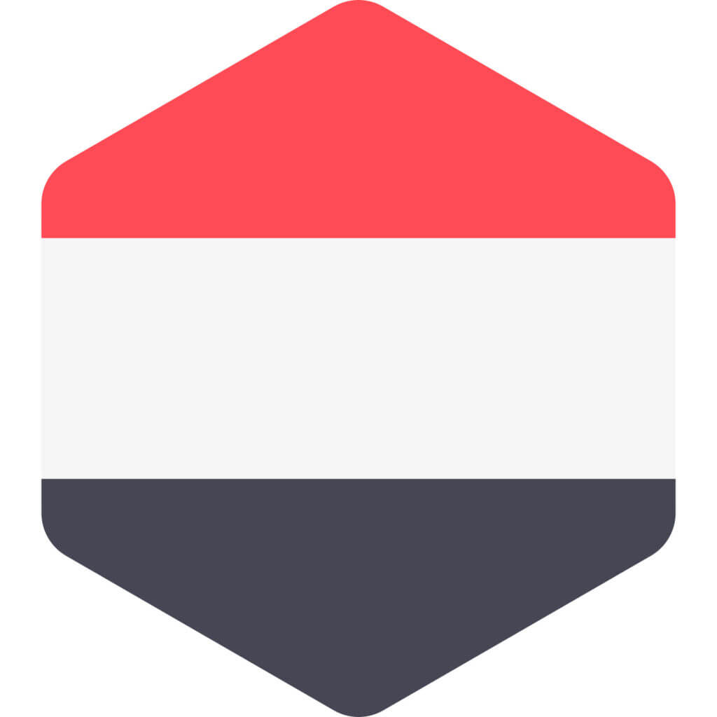 Yamen Flag hexagon shape