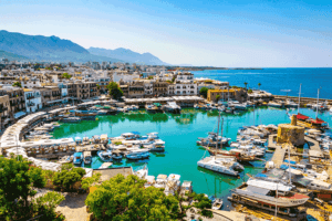 Boats peacefully docked in a charming harbor, showcasing the harmonious coexistence of maritime vessels in a serene setting