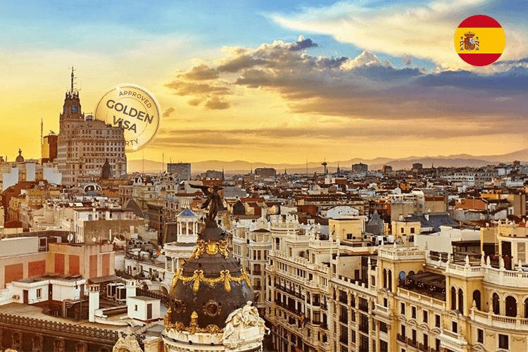A photo of Madrid, the Spanish city known for its rich history and vibrant culture, showcasing its iconic landmarks