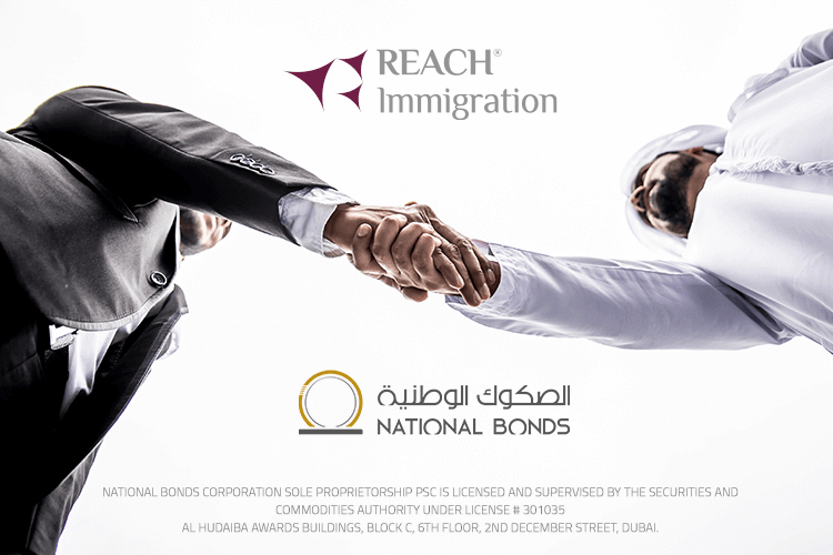 A Partnership Agreement Between Reach Immigration & The National Bonds Corporation In UAE
