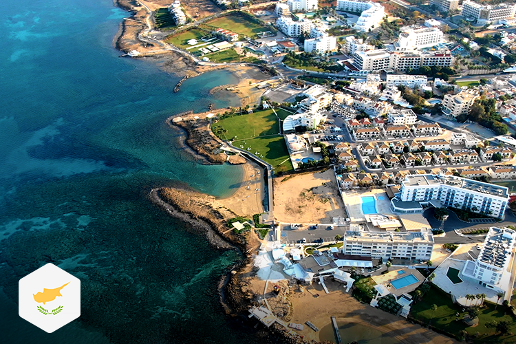 A breathtaking aerial view of a beach and city, showcasing the stunning blend of nature and urban landscape